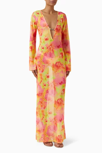 Frida Cover-up Dress in Mesh