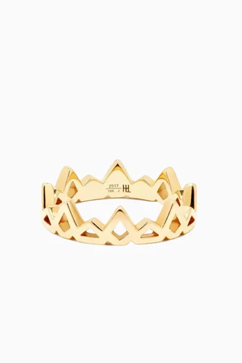 خاتم ماي ستار ذهب وردي عيار 18