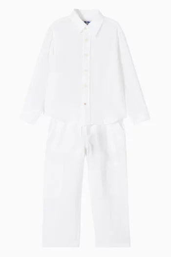 قميص اباكو كتان