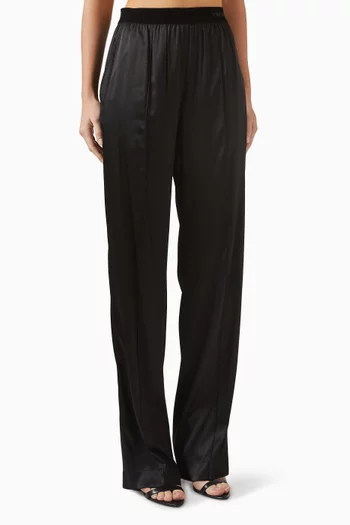 PJ Pants in Stretch-silk