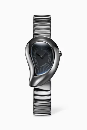 ساعة دروب اسينس كوارتز ستانلس ستيل، 23 مم