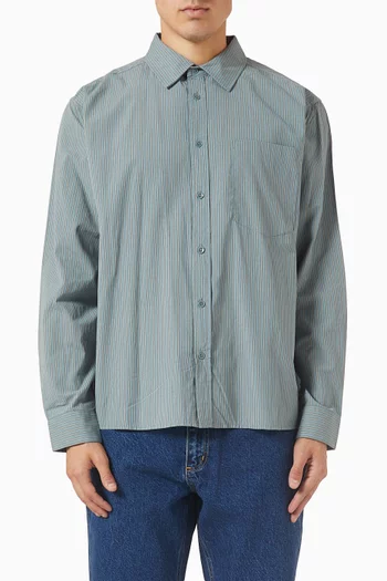 Clancy Striped Shirt in Cotton