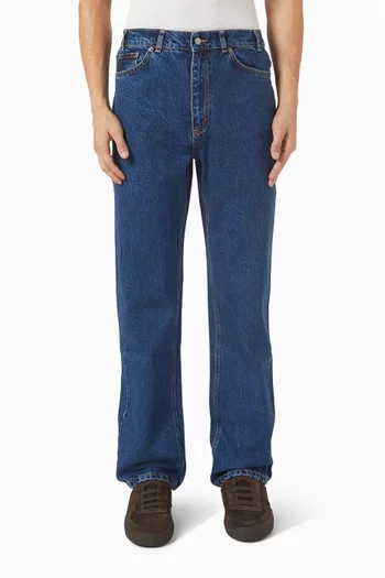 Straight Leg Jeans in Denim