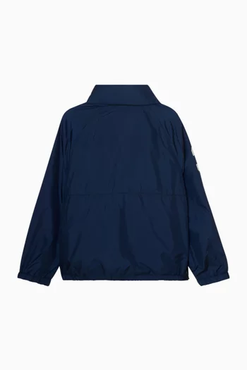 High Neck Windbreaker Jacket