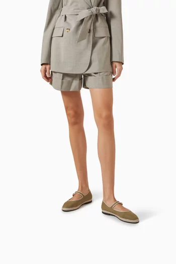 Ishmael Mary Jane flats in Linen