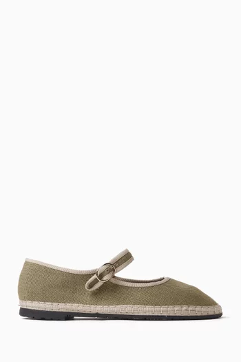 Ishmael Mary Jane flats in Linen