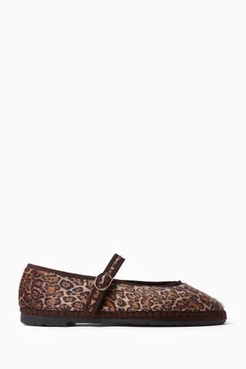 Pierre Leopard-print Ballerina Flats