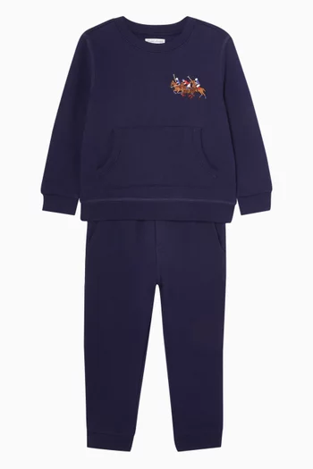 Graphic Co-ord Set in Fleece