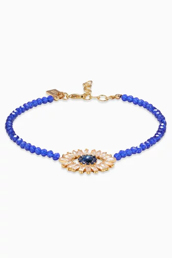 سوار تلسمان نحاس مطلي ذهب عيار 18