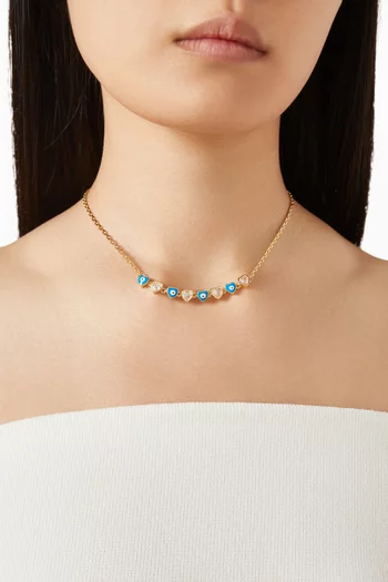 قلادة جود فايبز أونلي نحاس مطلي ذهب عيار 18