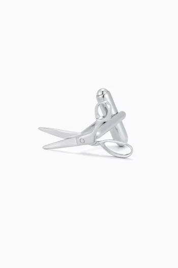 Scissor Cufflinks in Sterling Silver