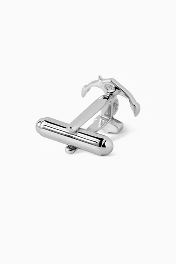 Anchor Cufflinks in Sterling Silver