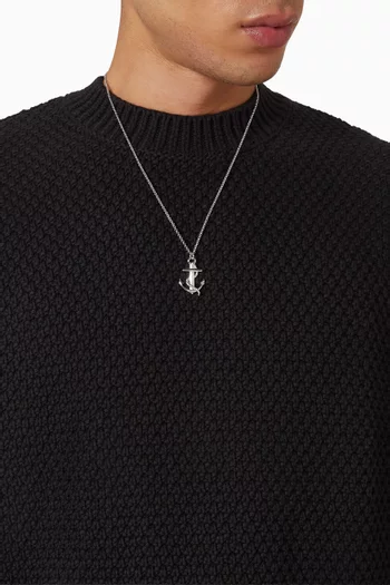 Anchor Necklace in Sterling Silver