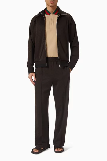 Criss Cross Sandals in GG Leather