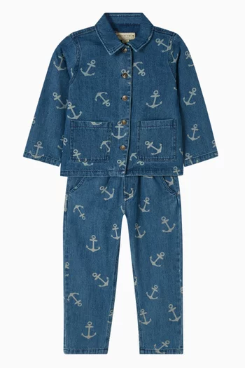 Magot Pants in Cotton Denim