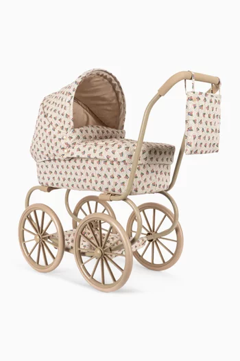 Floral Doll Pram