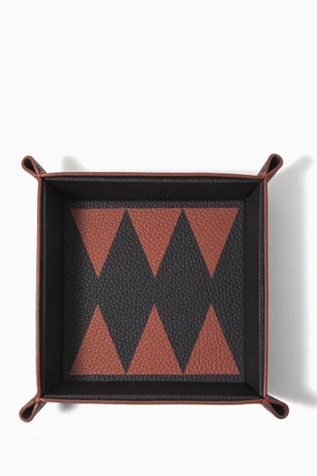 وعاء متعدد الاستخدامات بتصميم لعبة الطاولة جلد