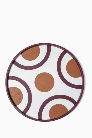 Large Biarritz Tray in Leather