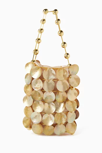 Boutons D'ete Shell Top-handle Bag in Satin