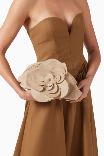 Rendez Vous Clutch in Suede