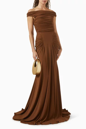 Lani Off-shoulder Maxi Dress
