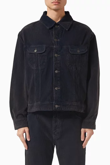 Derby Double Dye Trucker Jacket in Corduroy