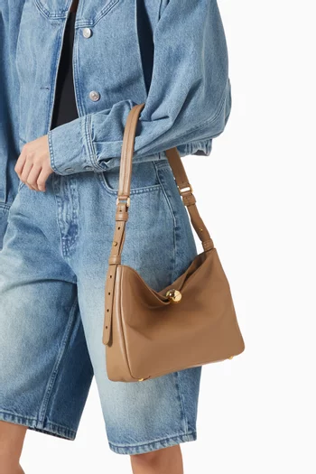 Sfera Medium Soft Shoulder Bag in Calf Leather