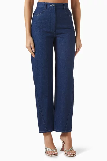 Twist Seam Jeans in Denim