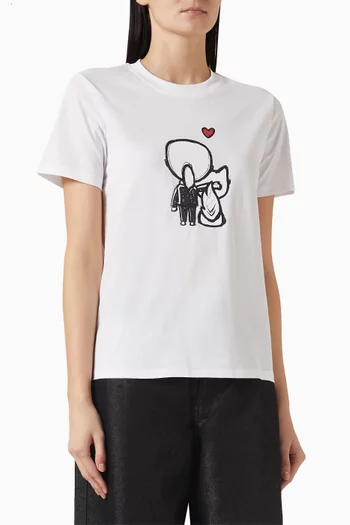 Ikon Valentine T-shirt in Organic Cottonn