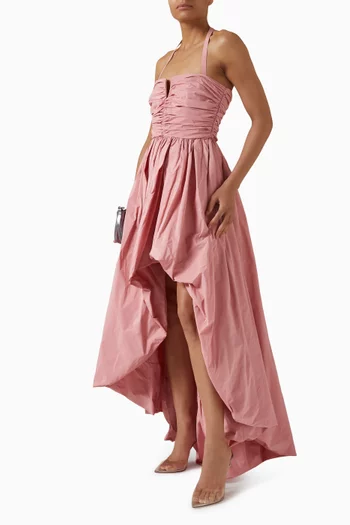 Dash Strapless Dress in Taffeta