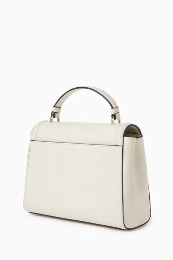 Small K/Autograph Top-handle Bag in Leather
