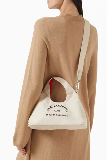 Mini Hobo Bag in Canvas