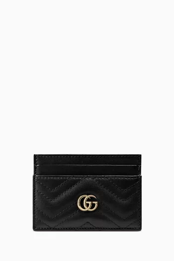 GG Marmont Card Case in Leather