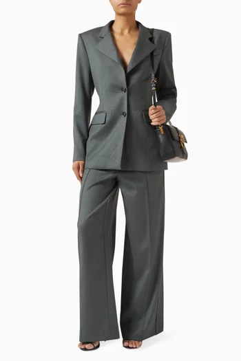 Fausta Blazer in Wool-flannel