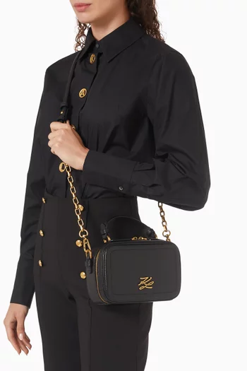 K/Autograph Crossbody Bag in Leather