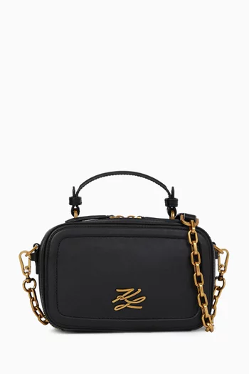 K/Autograph Crossbody Bag in Leather