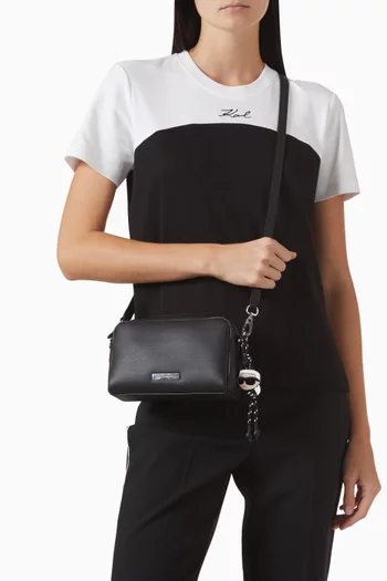 K/Ikon Slim Camera Bag in Leather