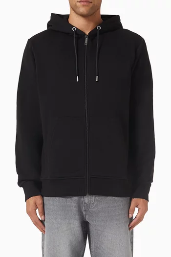 Kameo Logo Zip Hoodie in Cotton