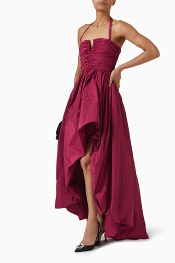 Dash Strapless Dress in Taffeta