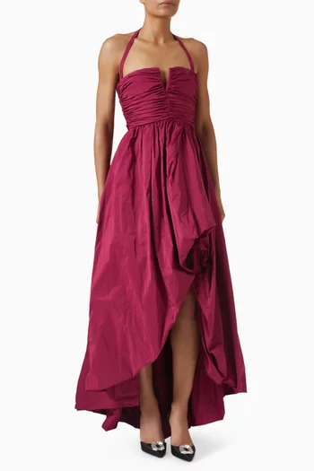 Dash Strapless Dress in Taffeta