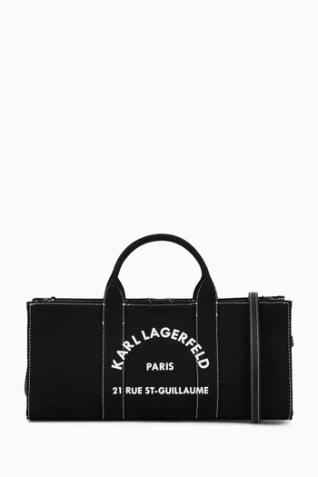 Elongated Tote Bag in Canvas