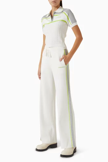 Tennis Polo Shirt in Viscose Blend