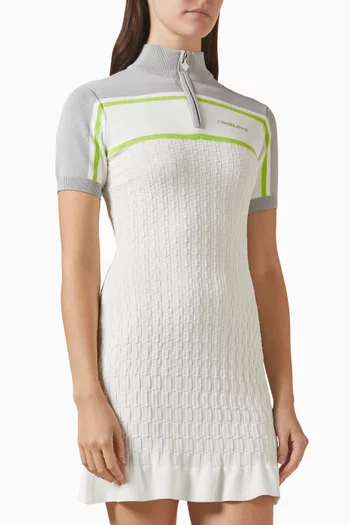 Tennis Polo Dress in Viscose Blend