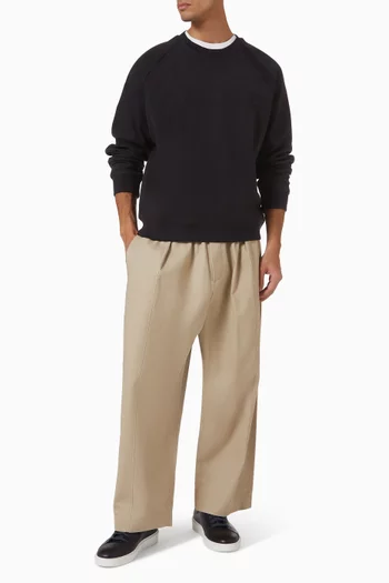 Sweatshirt in Corduroy-Jersey