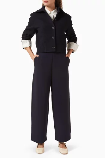 Barrel-leg Sweatpants in Scuba