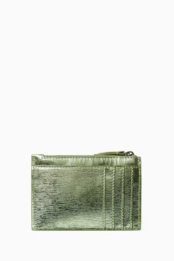 GG Marmont Zip Key Pouch in Patent Leather