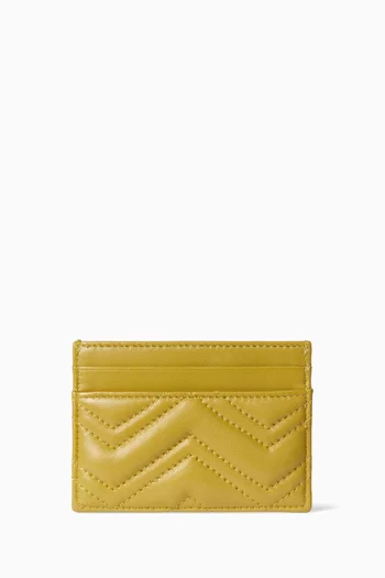 GG Marmont Card Case in Leather