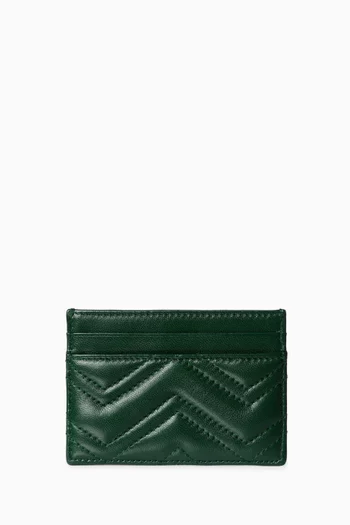GG Marmont Card Case in Nappa Leather