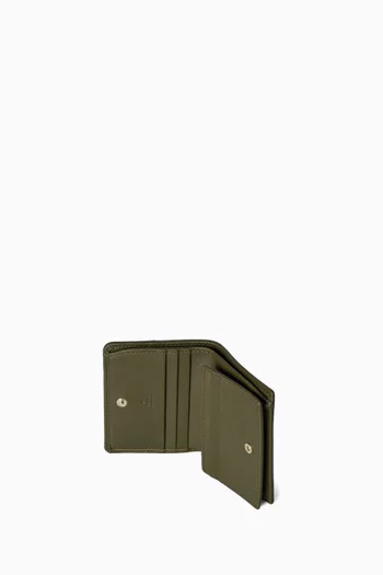 Small GG Emblem Wallet in Coated Canvas