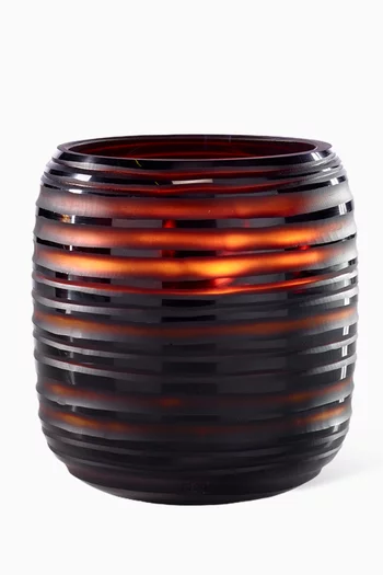 Medium Sphere Amber Candle - Zanzibar, 15.5 x 17cm